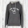 LIVE LOVE RIDE DOUBLE LINED FASHION HOODIE