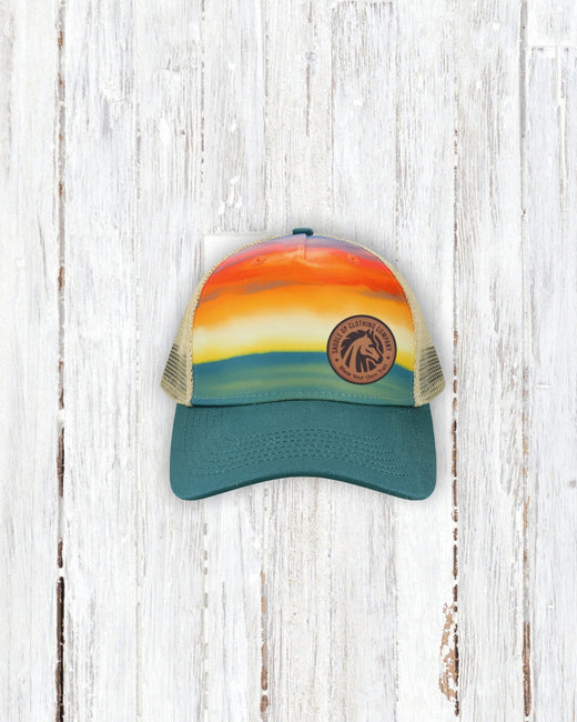 Saddle Up Brand Sunset Cap